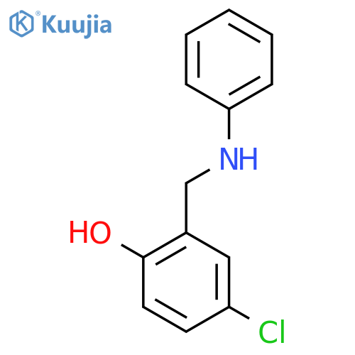 2-(Anilinomethyl)-4-chlorophenol structure