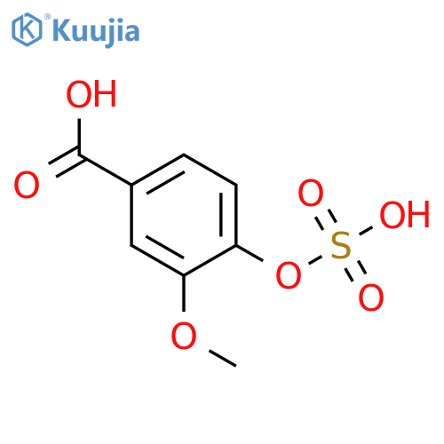 Vanillic Acid 4-Sulphate structure
