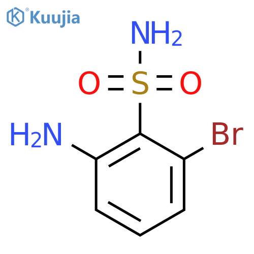 2-Amino-6-bromobenzenesulfonamide structure