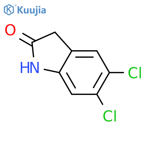 5,6-dichloro-2,3-dihydro-1H-indol-2-one structure