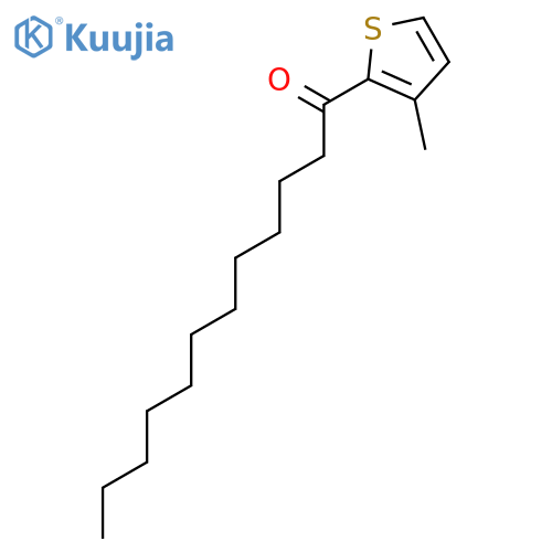 1-Dodecanone, 1-(3-methyl-2-thienyl)- structure