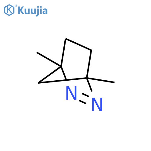 2,3-Diazabicyclo[2.2.1]hept-2-ene, 1,4-dimethyl- structure