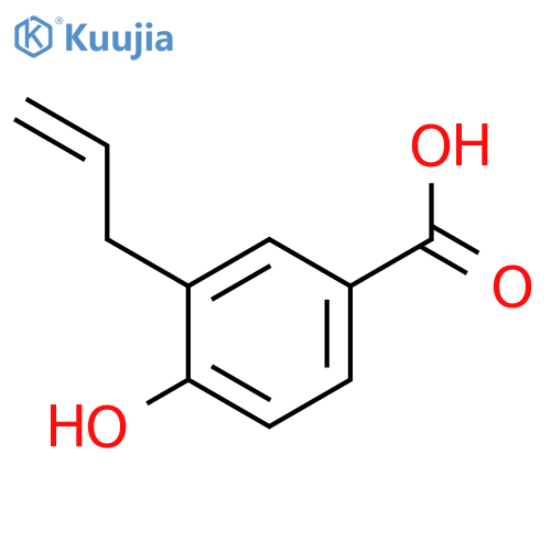 4-hydroxy-3-(prop-2-en-1-yl)benzoic acid structure