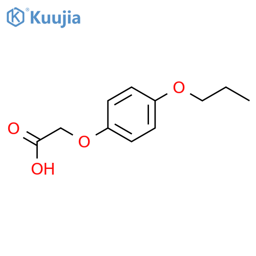 2-(4-propoxyphenoxy)acetic Acid structure