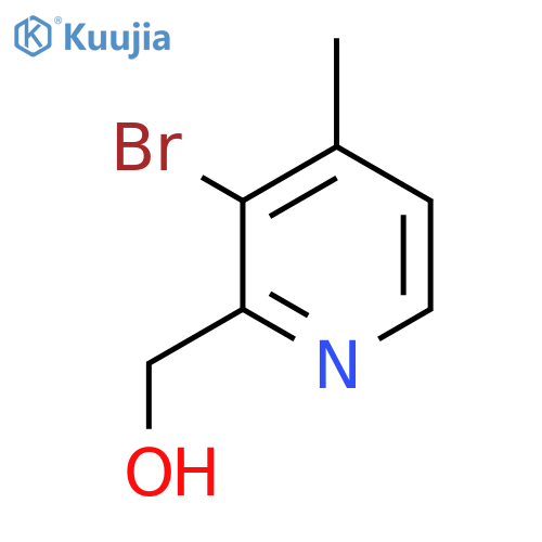 (3-Bromo-4-methylpyridin-2-yl)methanol structure