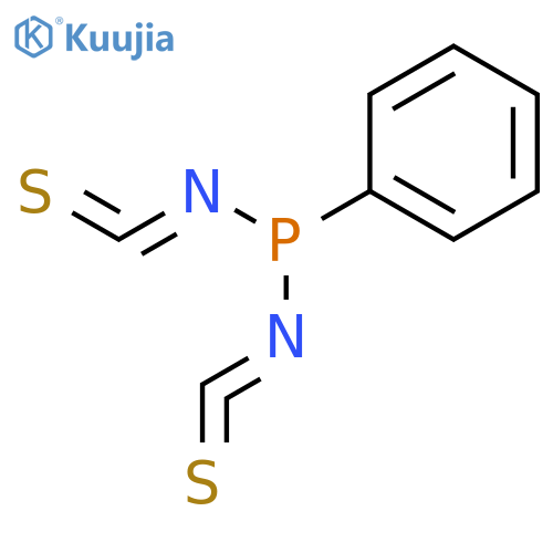 Phosphonous diisothiocyanate, phenyl- structure