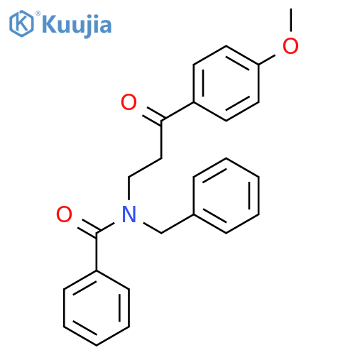 BENZAMIDE, N-[3-(4-METHOXYPHENYL)-3-OXOPROPYL]-N-(PHENYLMETHYL)- structure