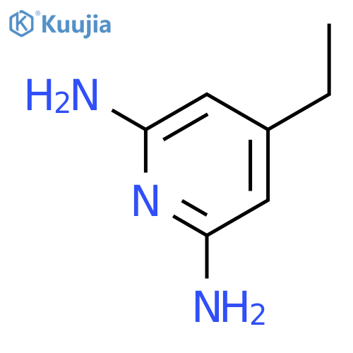 4-ethyl-pyridine-2,6-diyldiamine structure