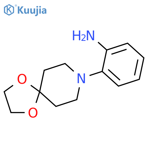 2-{1,4-dioxa-8-azaspiro4.5decan-8-yl}aniline structure