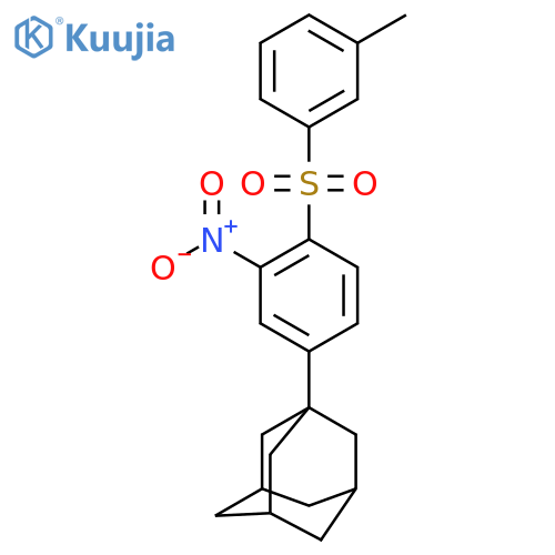 1-[4-(3-Methylbenzene-1-sulfonyl)-3-nitrophenyl]tricyclo[3.3.1.1~3,7~]decane structure