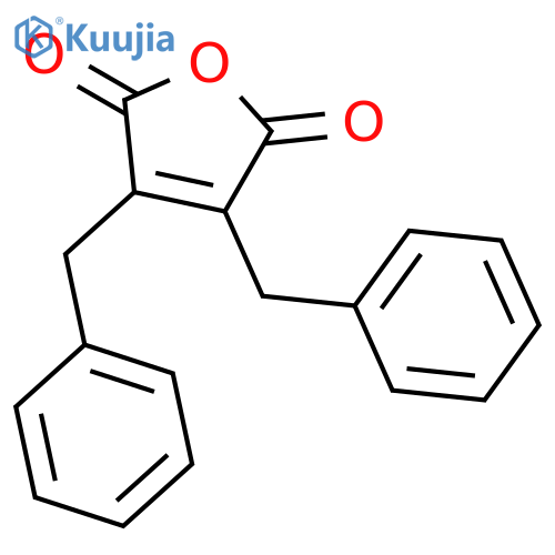 2,5-Furandione, 3,4-bis(phenylmethyl)- structure