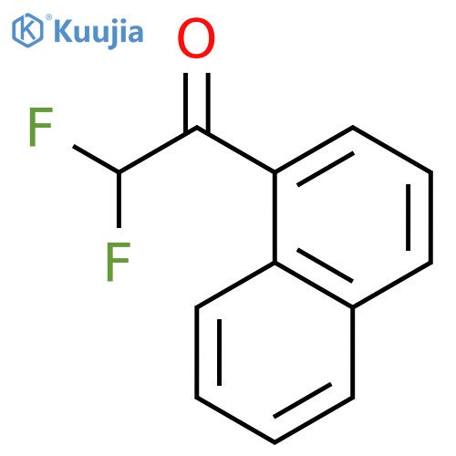 2,2-difluoro-1-(naphthalen-1-yl)ethan-1-one structure