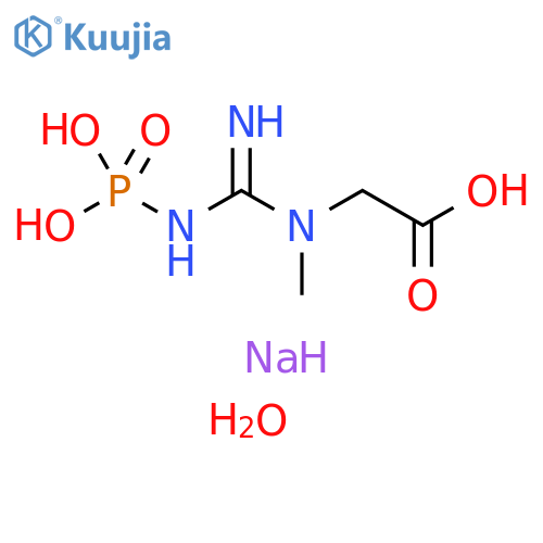 Creatine phosphate disodium salt tetrahydrate structure