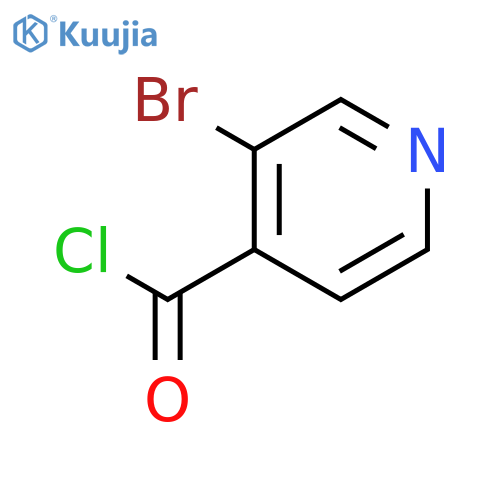 3-bromopyridine-4-carbonyl chloride structure