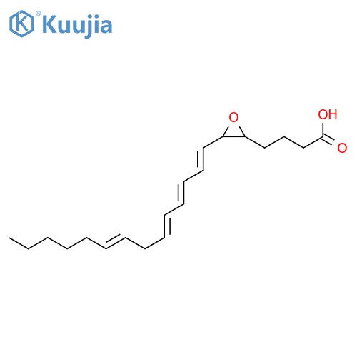 5,6-Epoxy-7,9,11,14-eicosatetraenoic acid structure