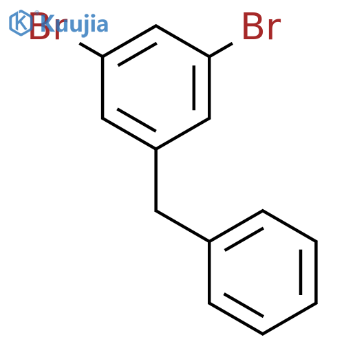 1-benzyl-3,5-dibromobenzene structure
