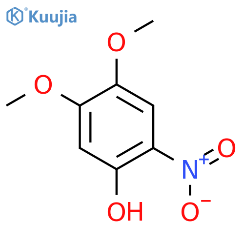 4,5-dimethoxy-2-nitrophenol structure