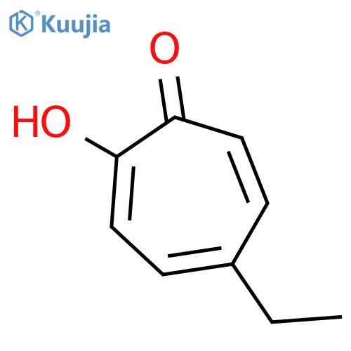 5-Ethyl-2-hydroxy-2,4,6-cycloheptatrien-1-one structure