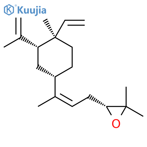 (3R)-3-[(Z)-3-[(1S,3R,4R)-4-Ethenyl-4-methyl-3-prop-1-en-2-ylcyclohexyl]but-2-enyl]-2,2-dimethyloxirane structure