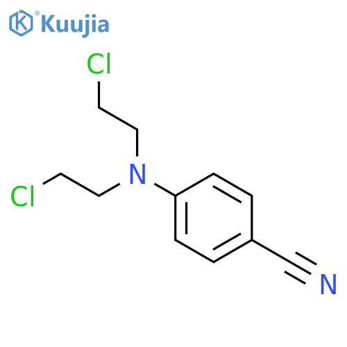 4-Bis(2-chloroethyl)aminobenzonitrile structure