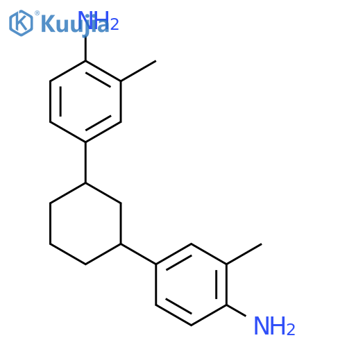 Benzenamine,4,4'-(1,3-cyclohexanediyl)bis[2-methyl- structure