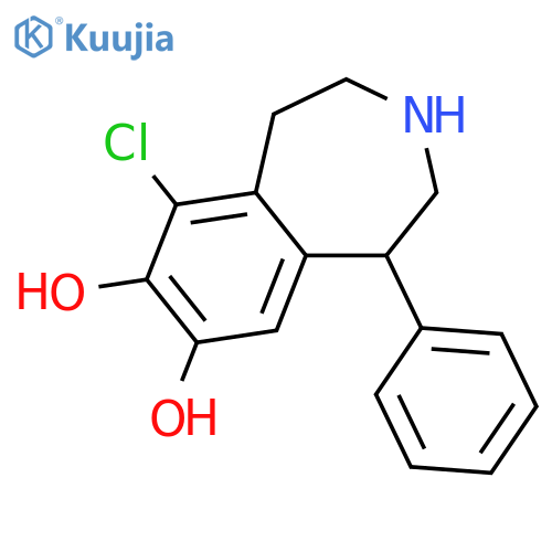 1H-3-Benzazepine-7,8-diol,6-chloro-2,3,4,5-tetrahydro-1-phenyl- structure
