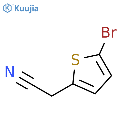 2-(5-Bromothiophen-2-yl)acetonitrile structure