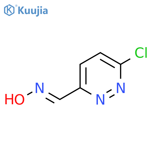 6-Chloro-pyridazine-3-carbaldehyde oxime structure