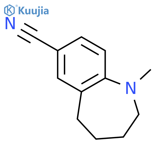 1H-1-Benzazepine-7-carbonitrile, 2,3,4,5-tetrahydro-1-methyl- structure