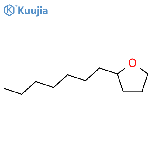Furan,heptyltetrahydro- (9CI) structure