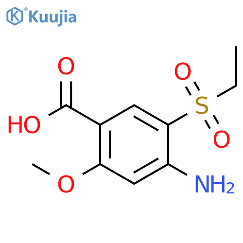 2-Methoxy-4-amino-5-ethylsulfonylbenzoic Acid structure