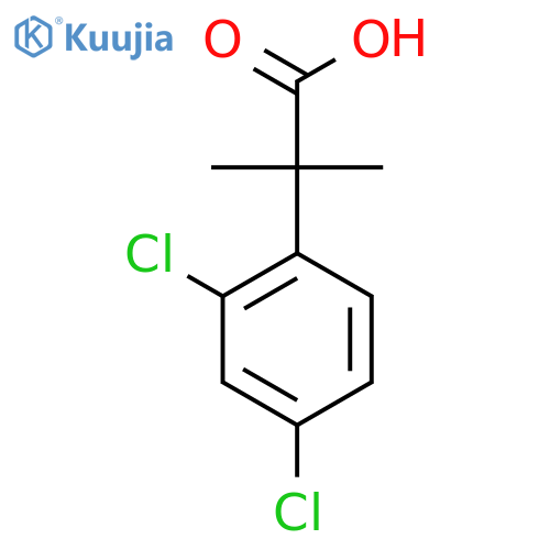 2-(2,4-Dichlorophenyl)-2-methylpropanoic acid structure