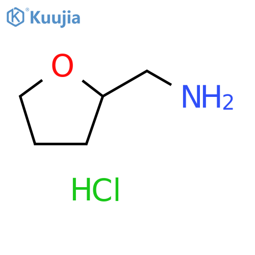 (oxolan-2-yl)methanamine hydrochloride structure