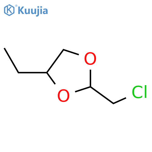 1,3-Dioxolane, 2-(chloromethyl)-4-ethyl- structure
