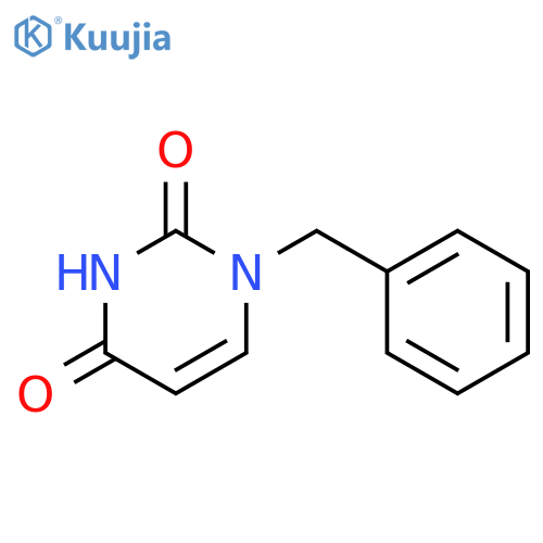 2,4(1H,3H)-Pyrimidinedione,1-(phenylmethyl)- structure