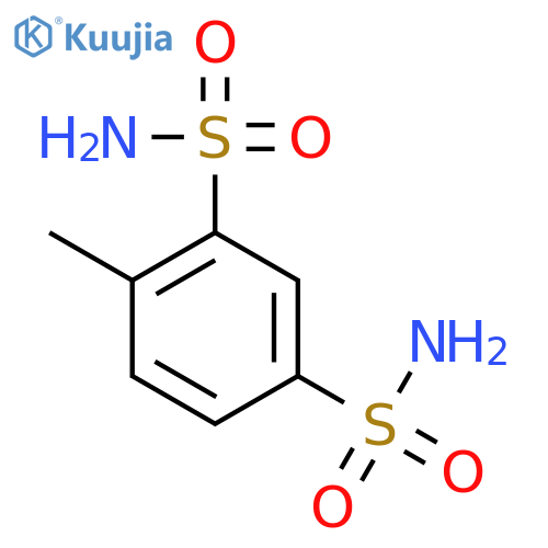 4-methylbenzene-1,3-disulfonamide structure
