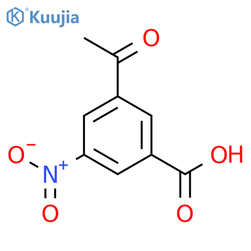 3-Acetyl-5-nitrobenzoicacid structure