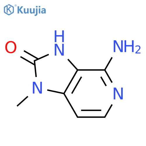 2H-Imidazo[4,5-c]pyridin-2-one, 4-amino-1,3-dihydro-1-methyl- structure