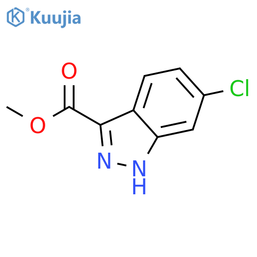 Methyl 6-chloro-1H-indazole-3-carboxylate structure