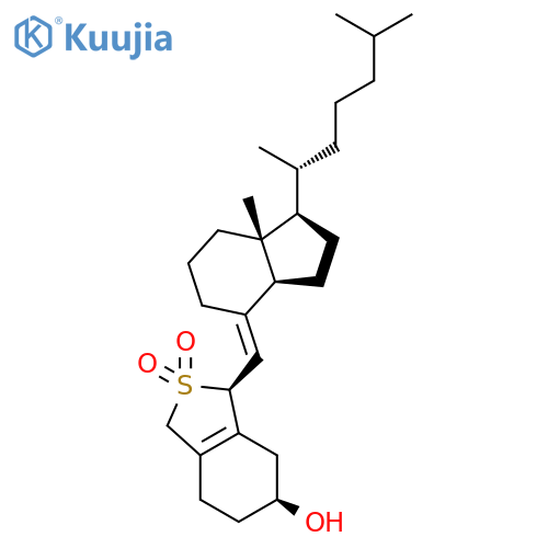 (3β,6S,7E)-6,19-Sulfonyl-9,10-secocholesta-5(10),7-dien-3-ol structure