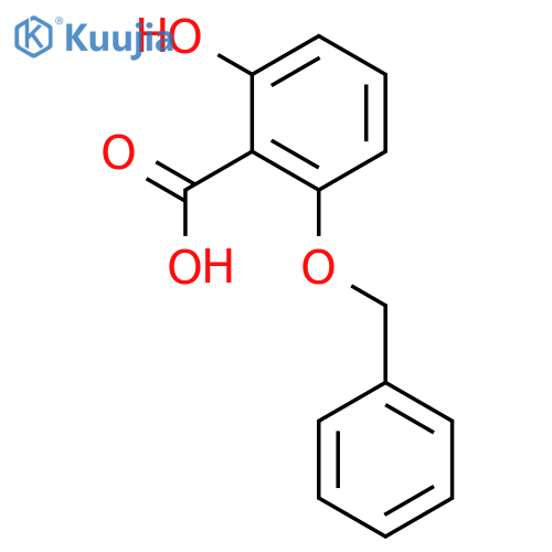 2-(Benzyloxy)-6-hydroxybenzoic acid structure