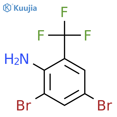 2,4-Dibromo-6-(trifluoromethyl)aniline structure