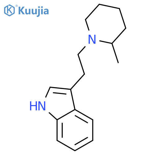 3-[2-(2-methylpiperidin-1-yl)ethyl]-1H-indole structure