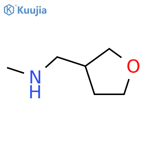 methyl(oxolan-3-ylmethyl)amine structure