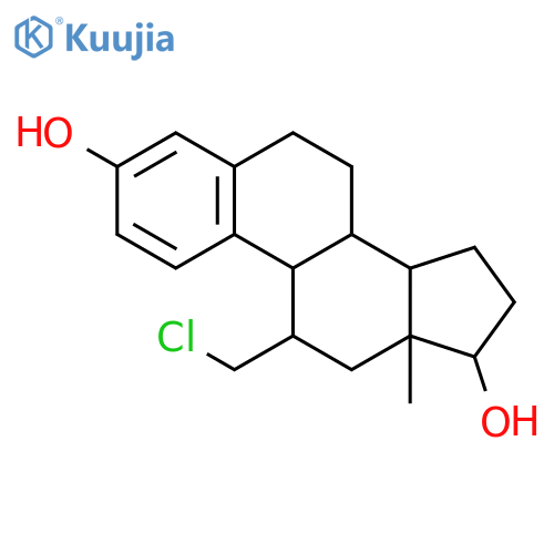 Estra-1,3,5(10)-triene-3,17-diol,11-(chloromethyl)-, (11b,17b)- structure