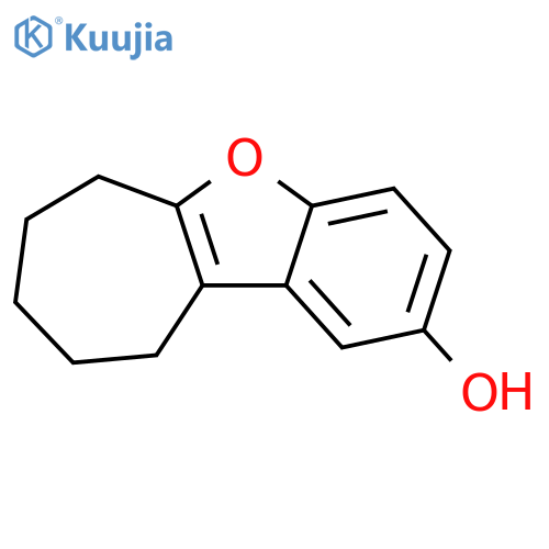 6H-Benzo[b]cyclohepta[d]furan-2-ol, 7,8,9,10-tetrahydro- structure