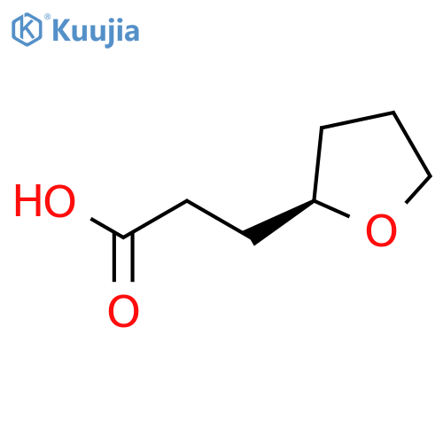 2-Furanpropanoic acid, tetrahydro-, (2R)- structure