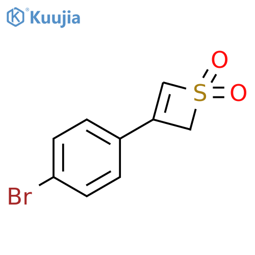 2H-Thiete, 3-(4-bromophenyl)-, 1,1-dioxide structure