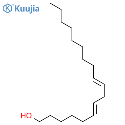 6,9-Octadecadien-1-ol, (6Z,9Z)- structure