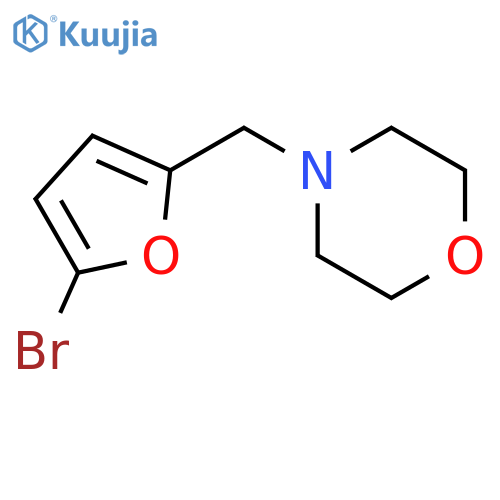 4-(5-Bromo-2-furyl)methylmorpholine structure